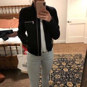 Black bike jacket (wool)